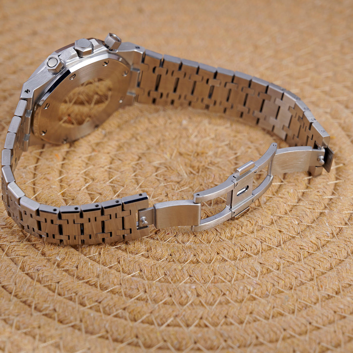 Royal Oak Octagon Chronograph - Steel / Burgundy - photo 5