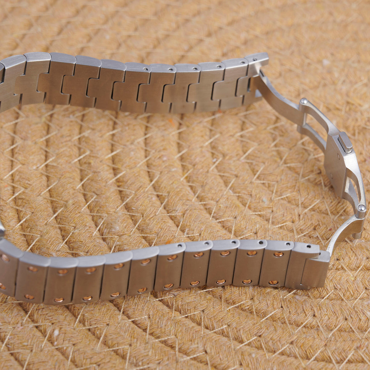 Santos Two-Tone Rose Gold - Brown - photo 6