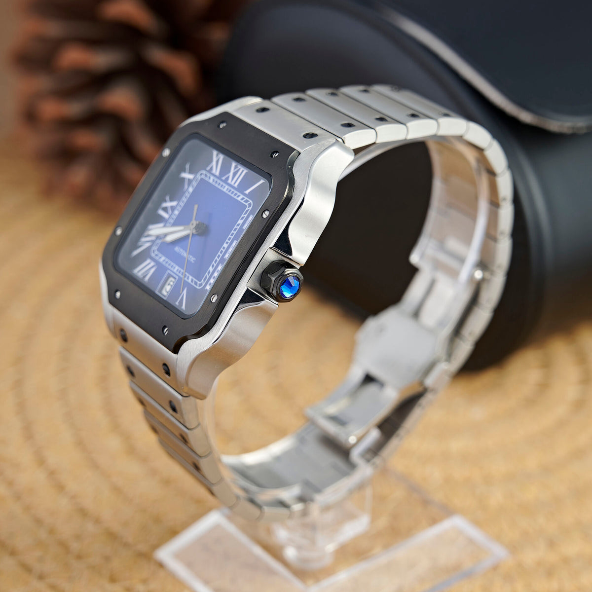 Santos Cobalt II Black Bezel - photo 2