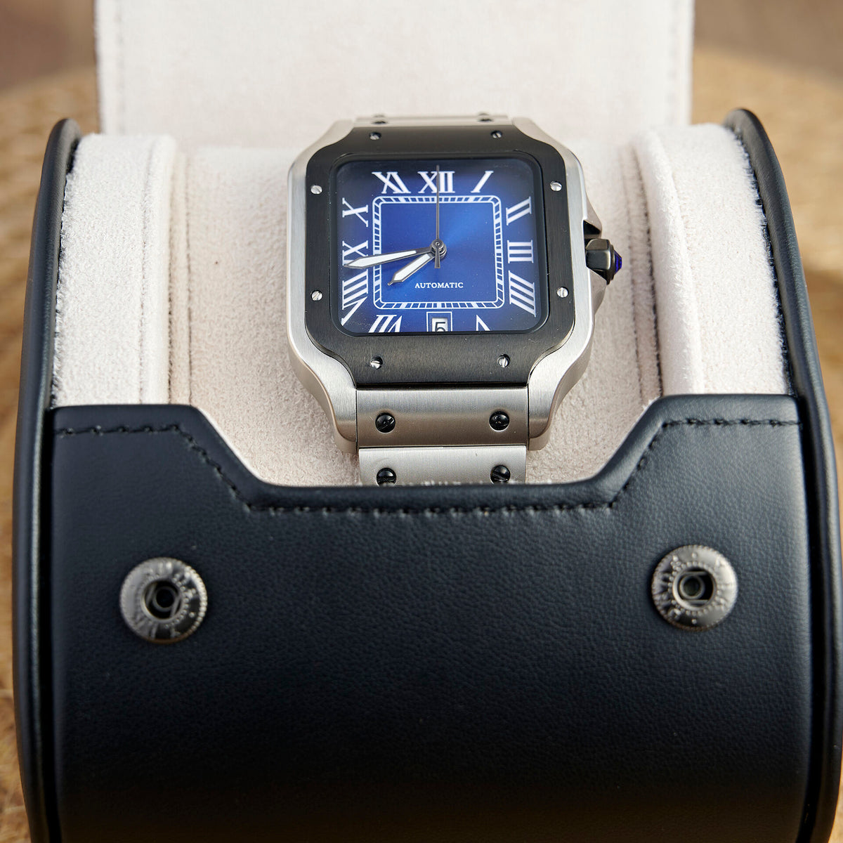 Santos Cobalt II Black Bezel - photo 5