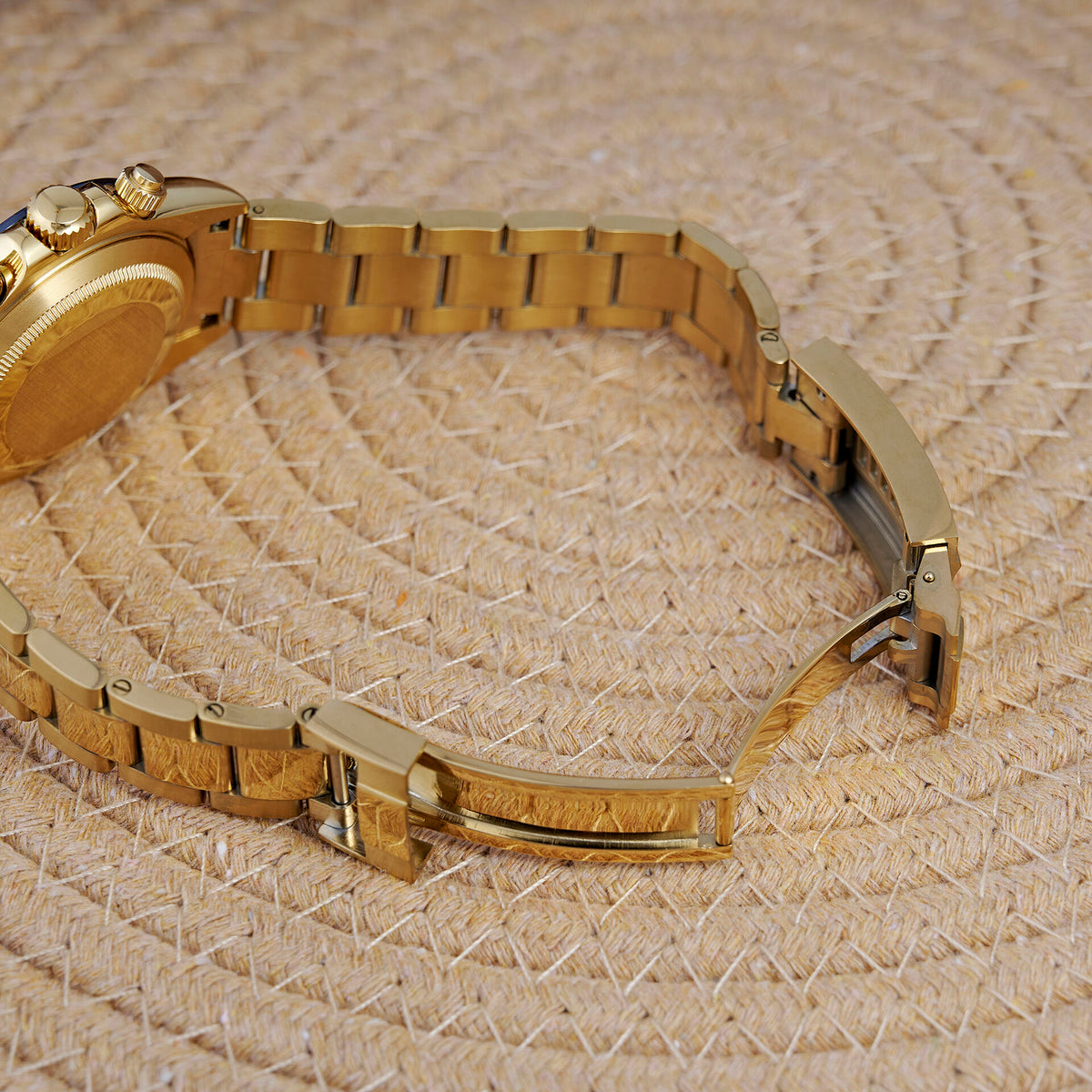 Daytona Obsidian Arabic Chronograph - Yellow Gold - photo 5