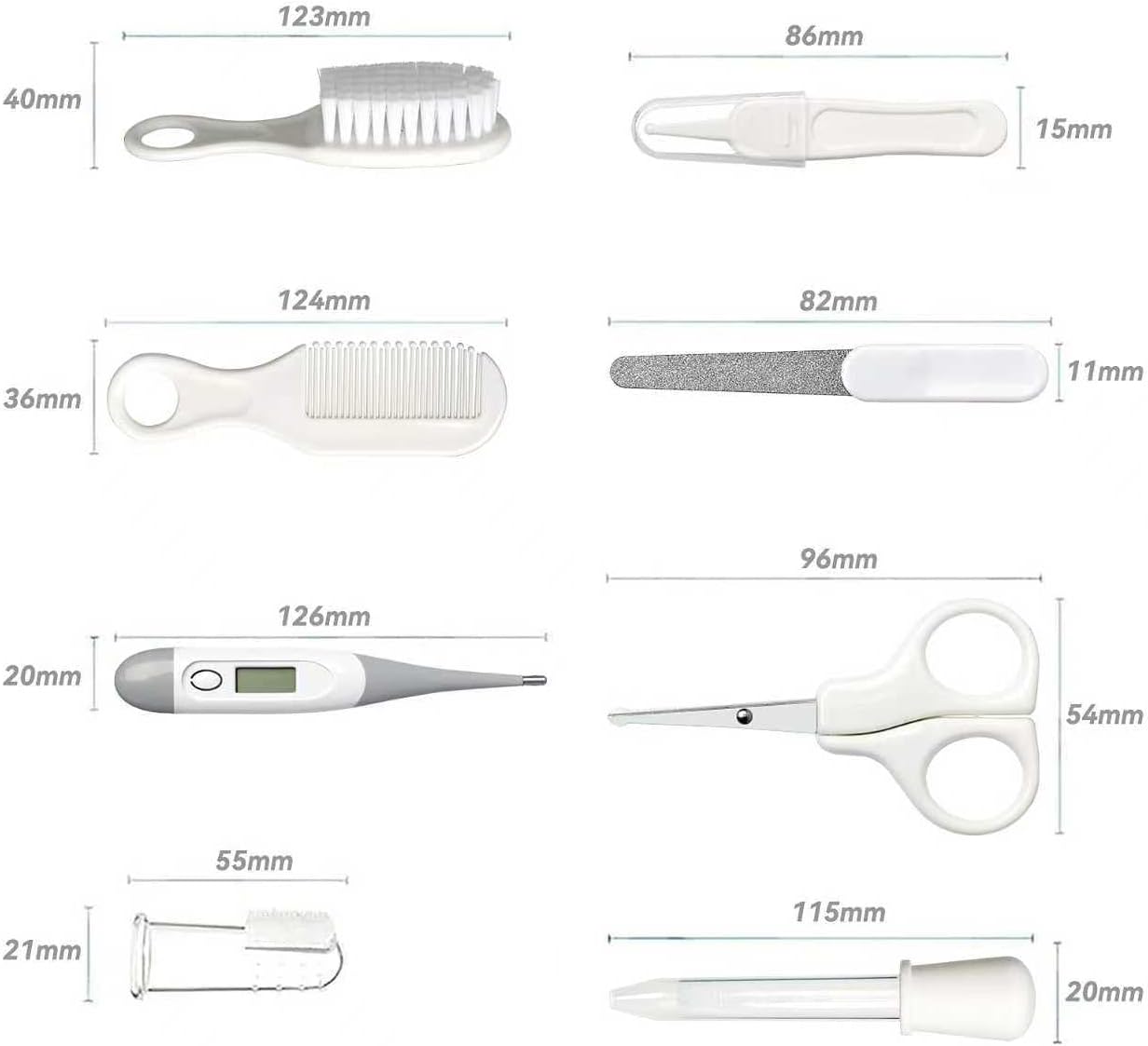 14-in-1 Baby Grooming Kit for Newborns - Safe Essentials by WXA