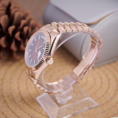 Day-Date Brown Rose Gold Oyster - photo 2