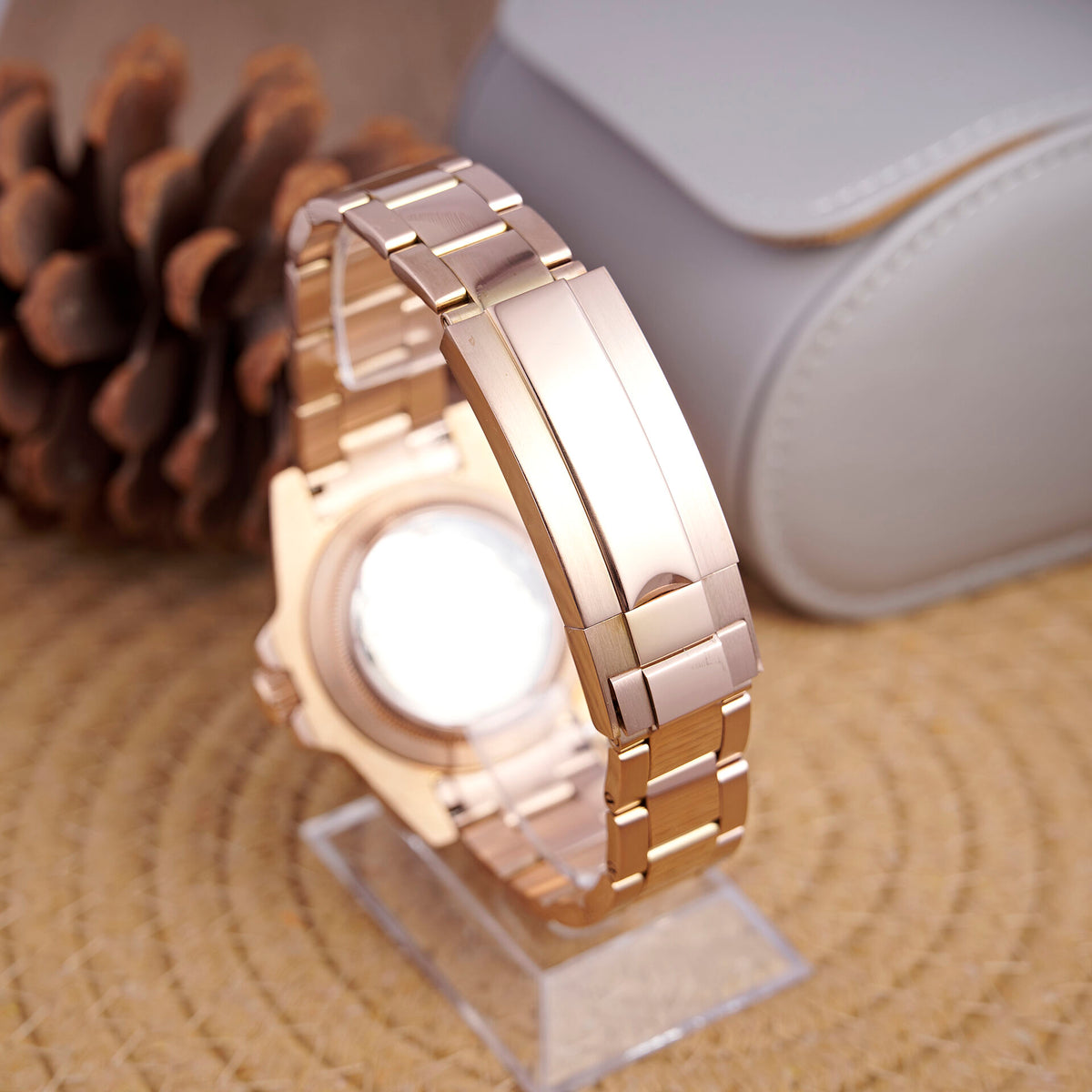 Day-Date Brown Rose Gold Oyster - photo 3