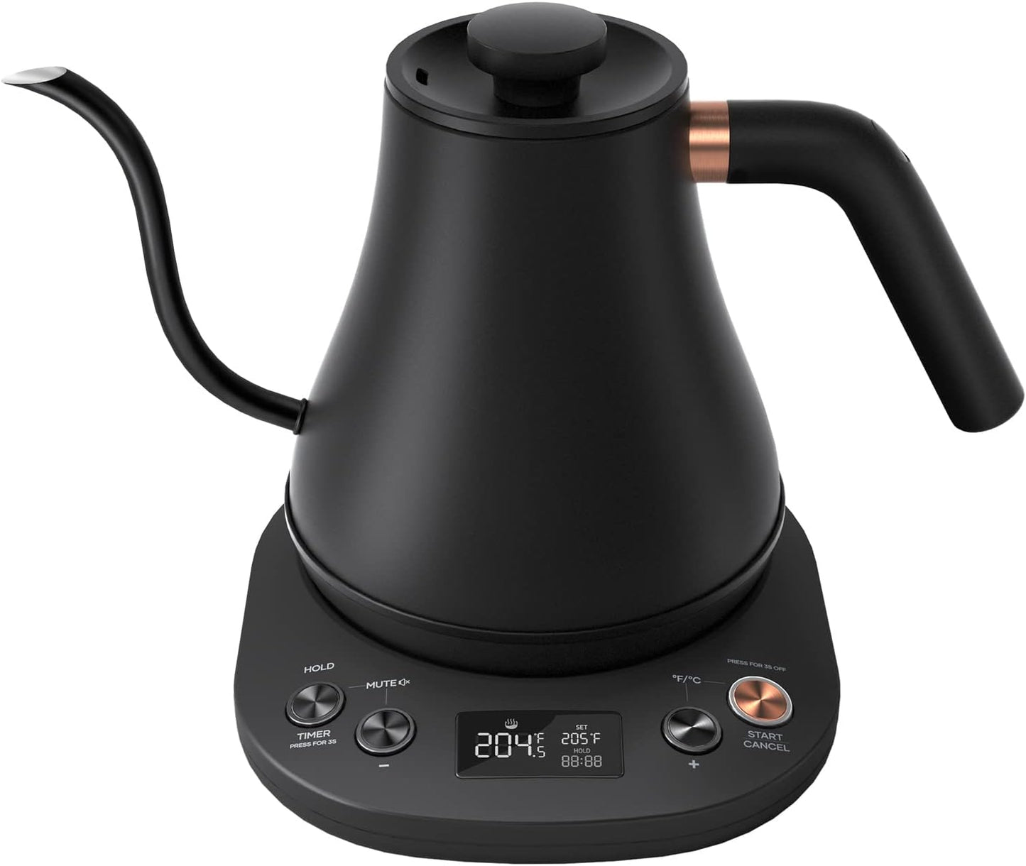 Gooseneck Electric Kettle with Temperature Control for Coffee & Tea - Mecity HB-3166M