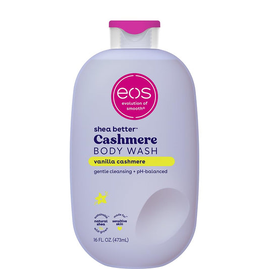 eos Vanilla Body Wash - Moisturizing Creamy Gel for Sensitive Skin, 16 fl oz
