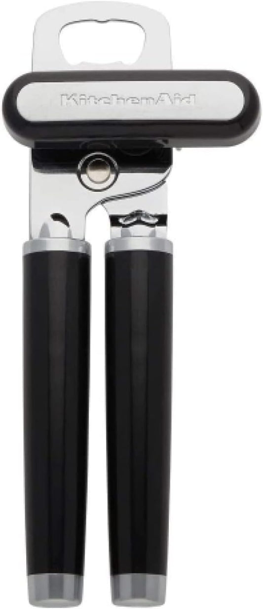 KitchenAid Classic 2-in-1 Manual Can & Bottle Opener - Razor Sharp Stainless Steel Wheel, Soft Ergonomic Handles