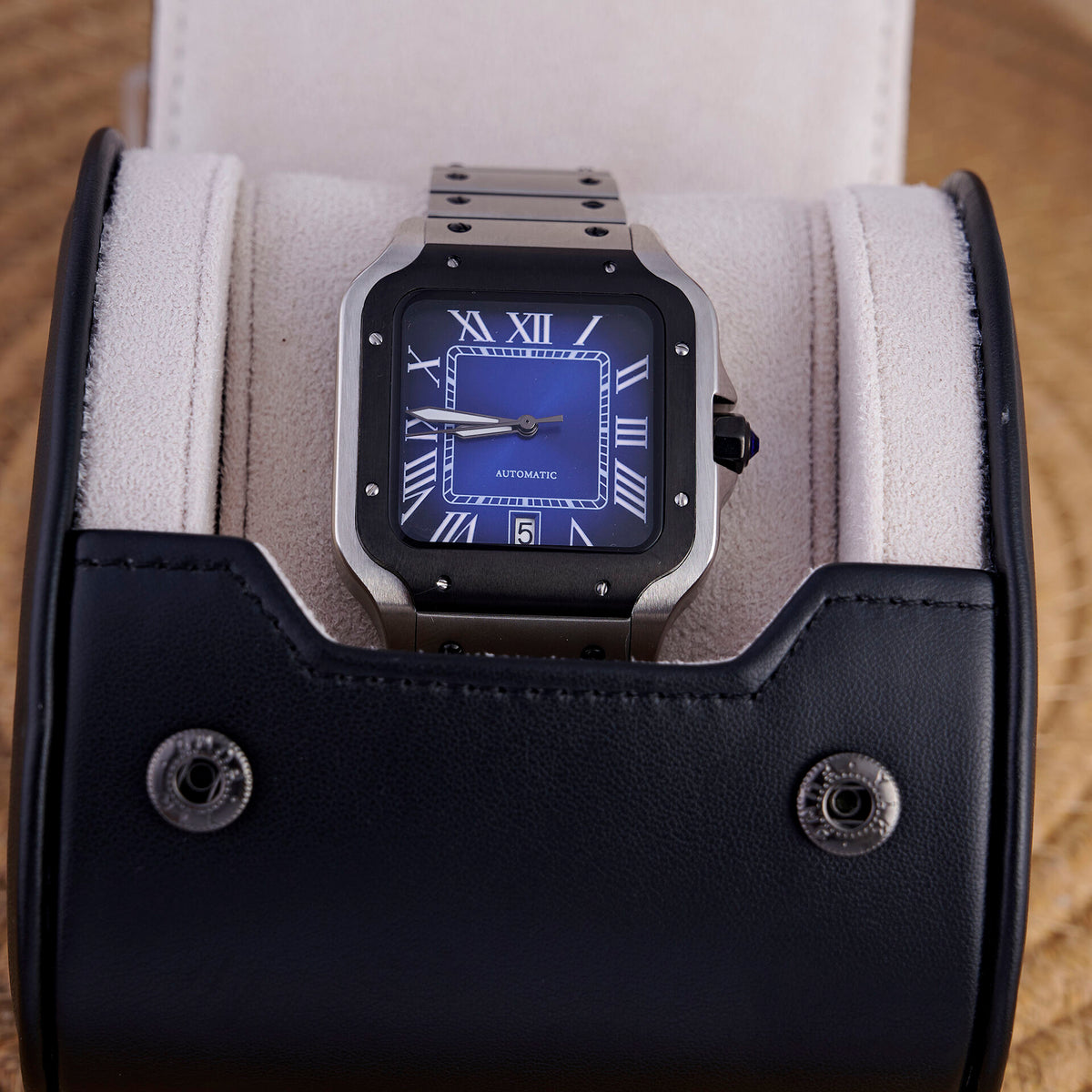 Santos Cobalt III Black Bezel - photo 3