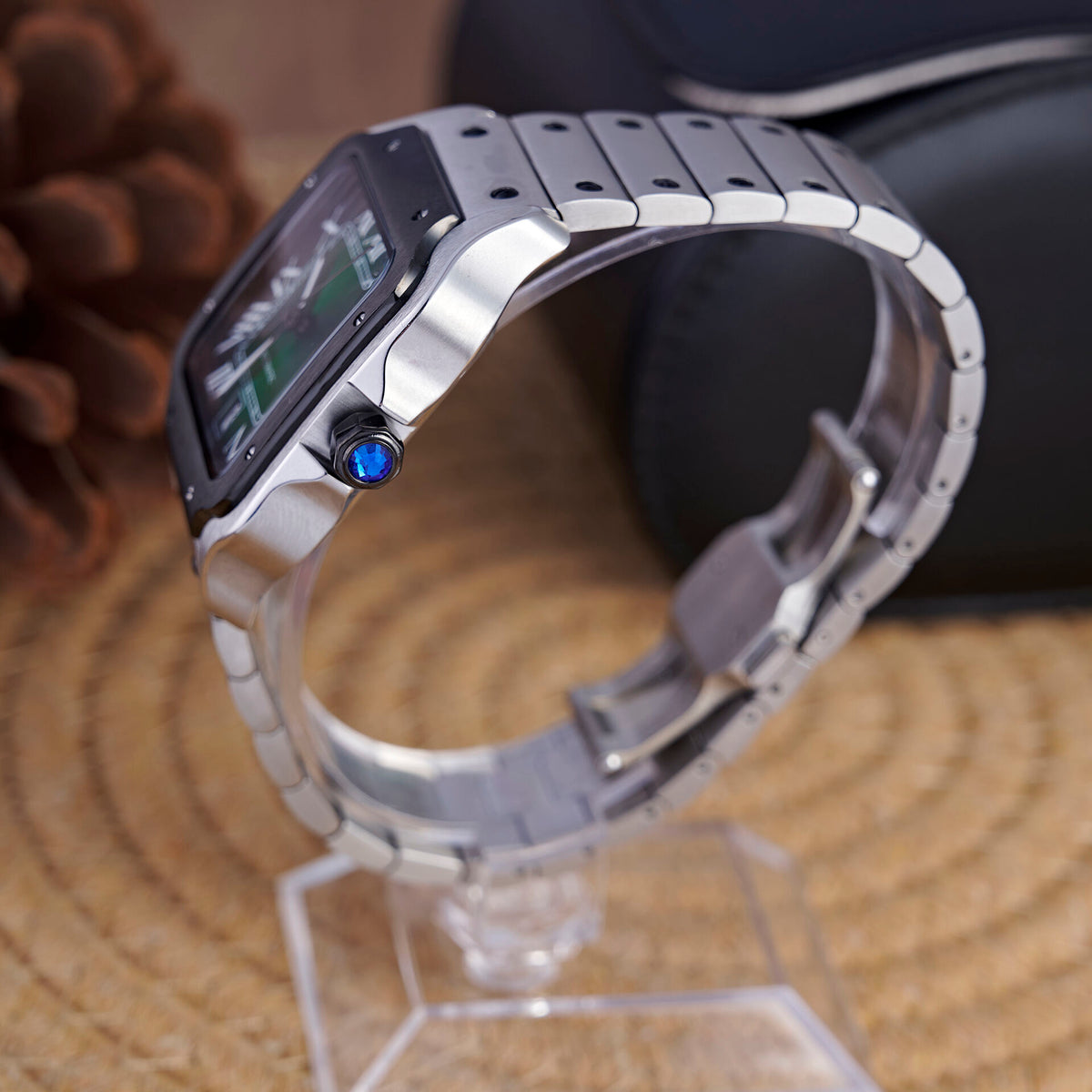 Santos Vine Green - Black Bezel - photo 2
