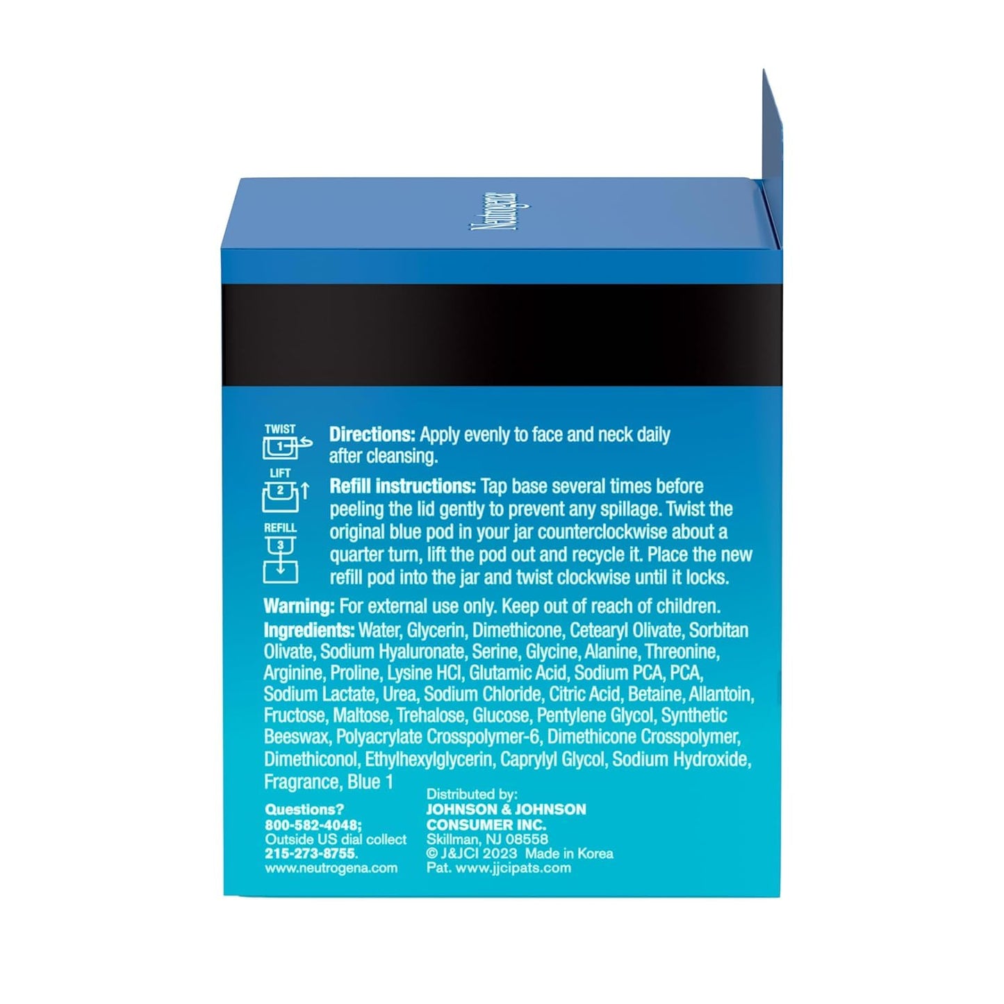 Neutrogena Hydro Boost Refill Pod - Hyaluronic Acid Moisturizer for Dewy Skin, 1.7 oz