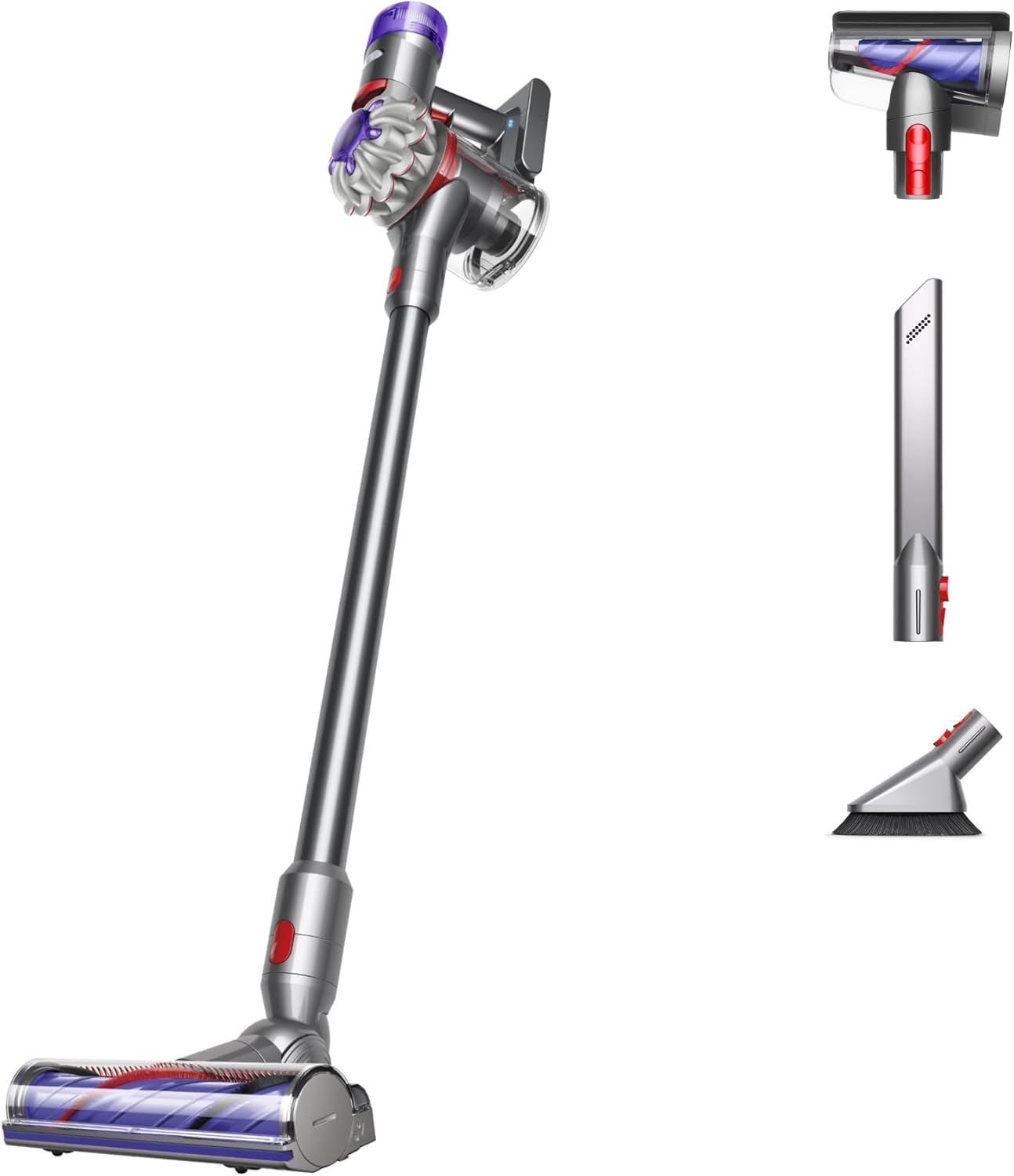 Dyson V8 Plus Cordless Vacuum - Cleans Hard Floors & Carpets, Detangles Hair, Up to 40 Min Run Time