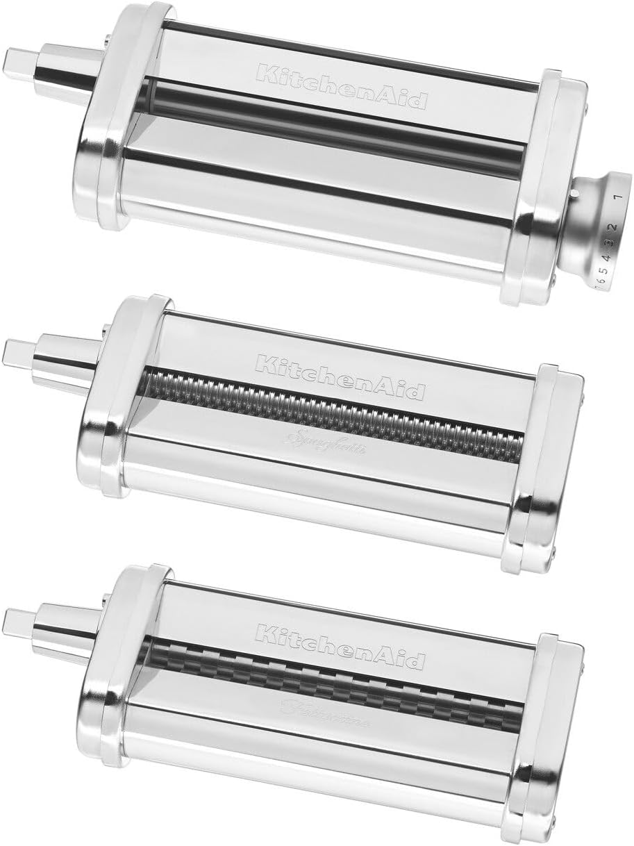 KitchenAid Pasta Roller & Cutter Set - KSMPRA Attachment for Stand Mixers