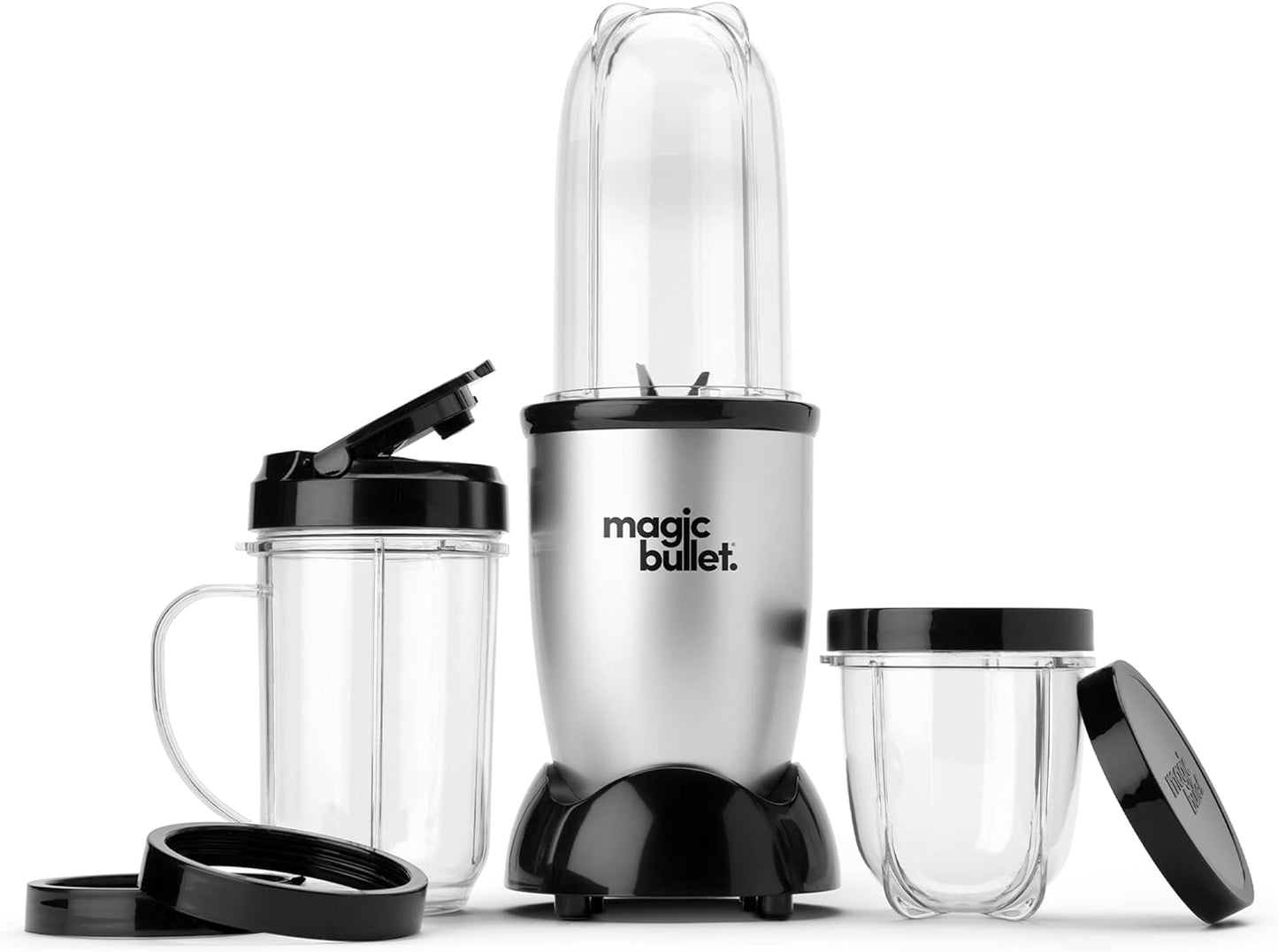 Magic Bullet Compact Blender - 11-Piece Set for Small Kitchens & Single-Serve Drinks
