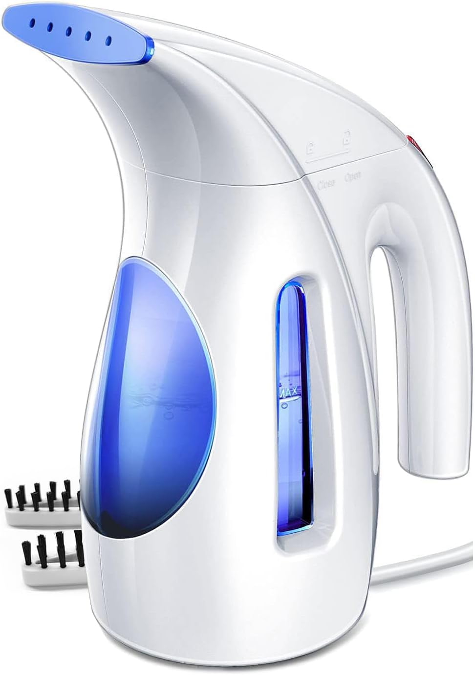 HiLIFE Portable Handheld Clothes Steamer, 240ml Capacity, 700W for Wrinkles (Blue)