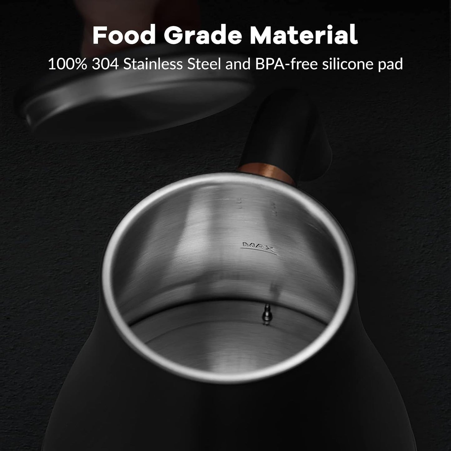 Gooseneck Electric Kettle with Temperature Control for Coffee & Tea - Mecity HB-3166M