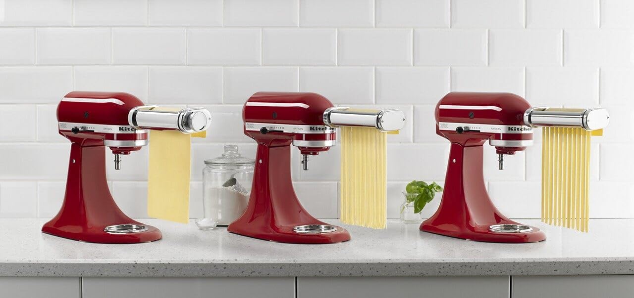 KitchenAid Pasta Roller & Cutter Set - KSMPRA Attachment for Stand Mixers