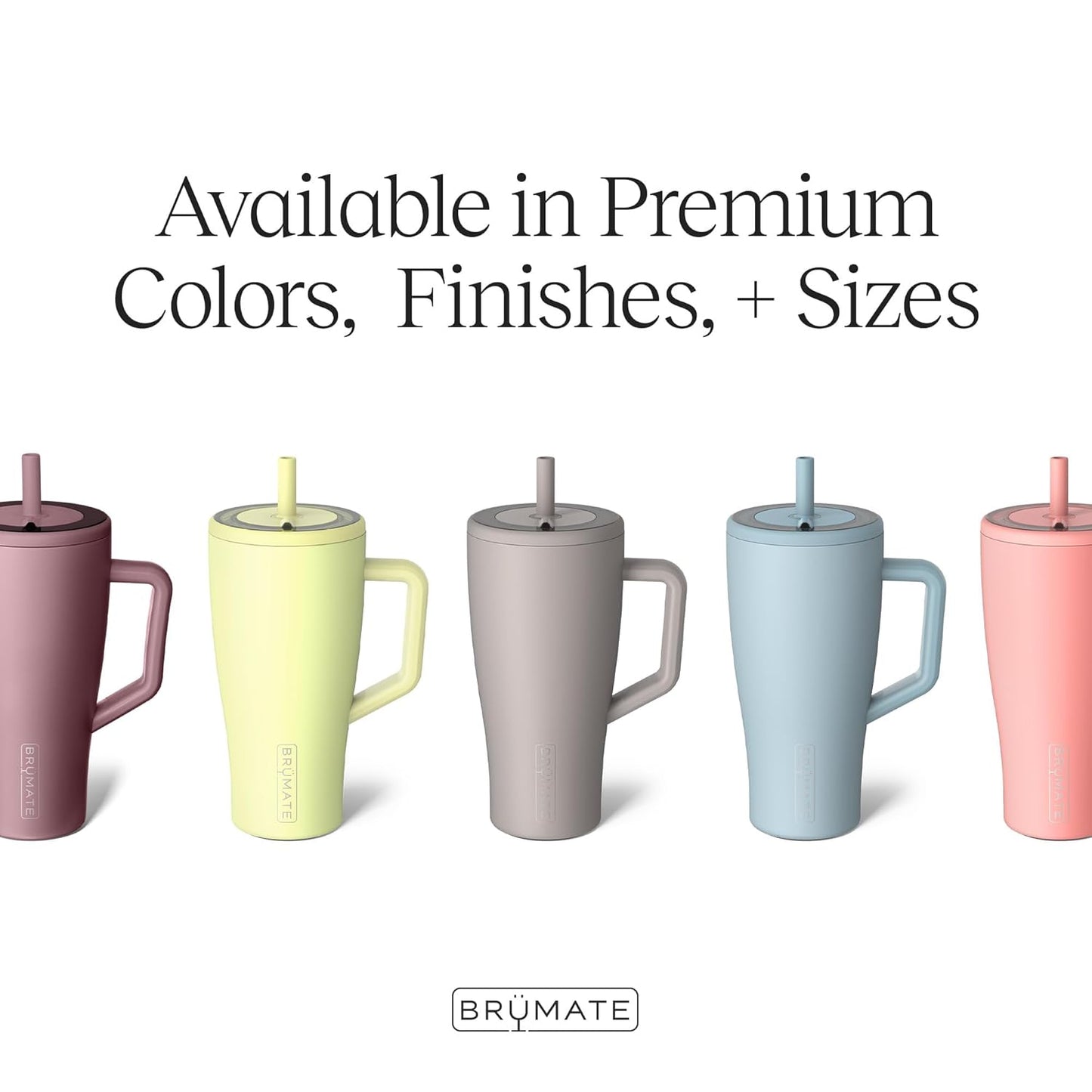 BrüMate Era 40oz Leakproof Insulated Tumbler with Handle | Keeps Drinks Cold 24+ Hours