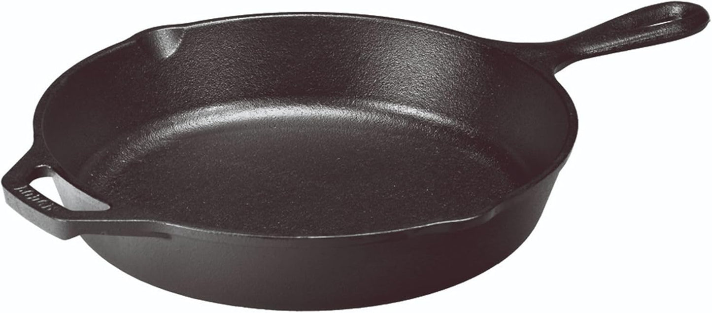 Lodge 10.25 Inch Cast Iron Skillet - Naturally Non-Stick & Oven Safe for Home & Camping