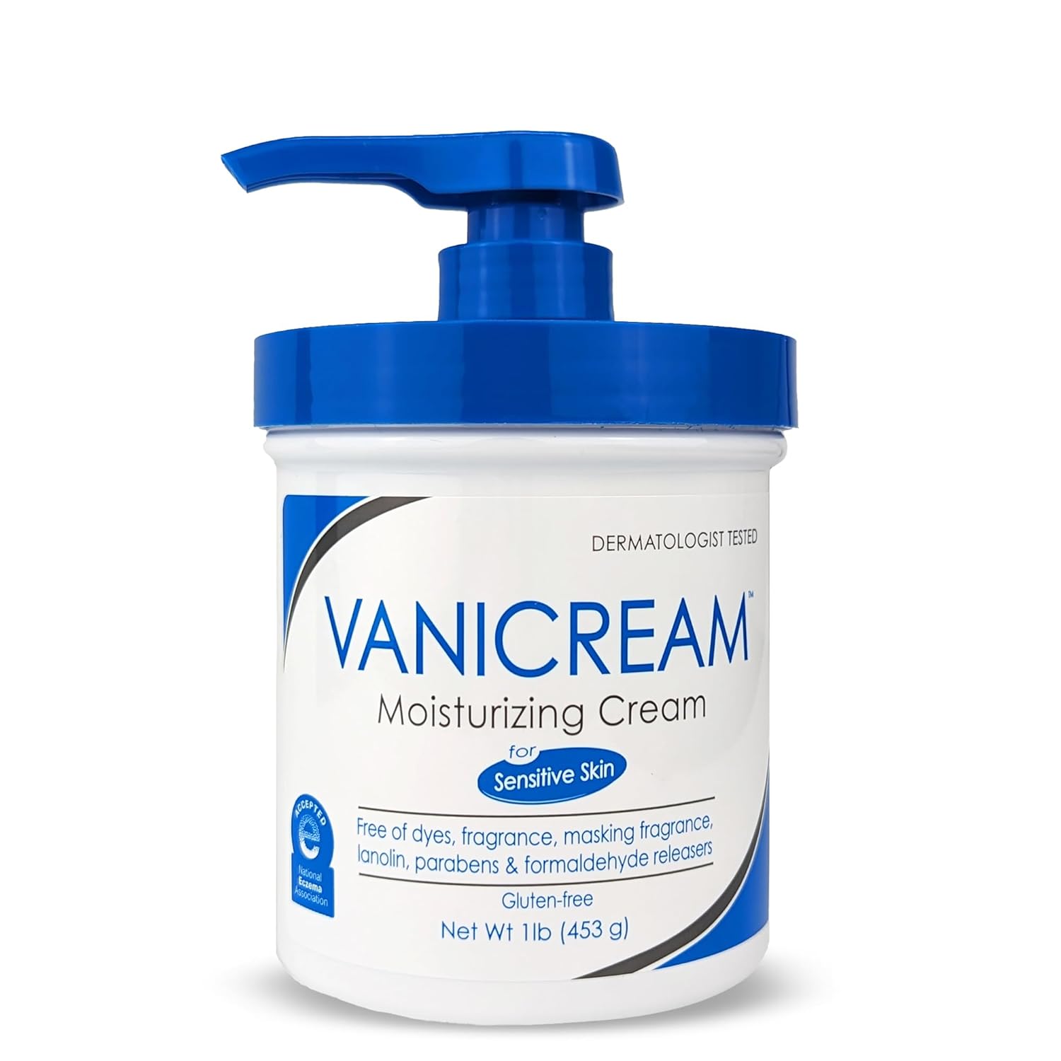 Vanicream Moisturizing Cream for Sensitive Skin - 16 fl oz, Fragrance Free & Non-Comedogenic