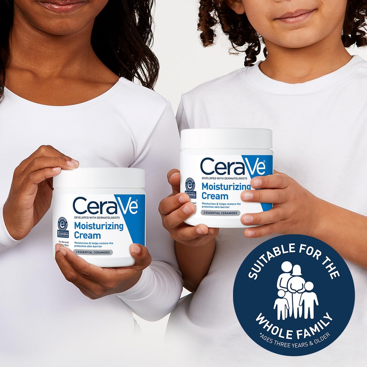 CeraVe Moisturizing Cream for Dry Skin with Ceramides & Hyaluronic Acid (19 fl oz)