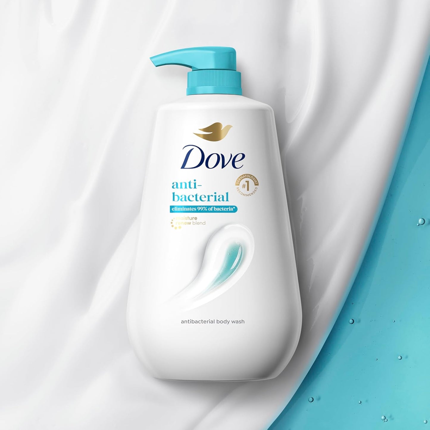 Dove Antibacterial Body Wash for All Skin Types - 30.6 fl oz Pump