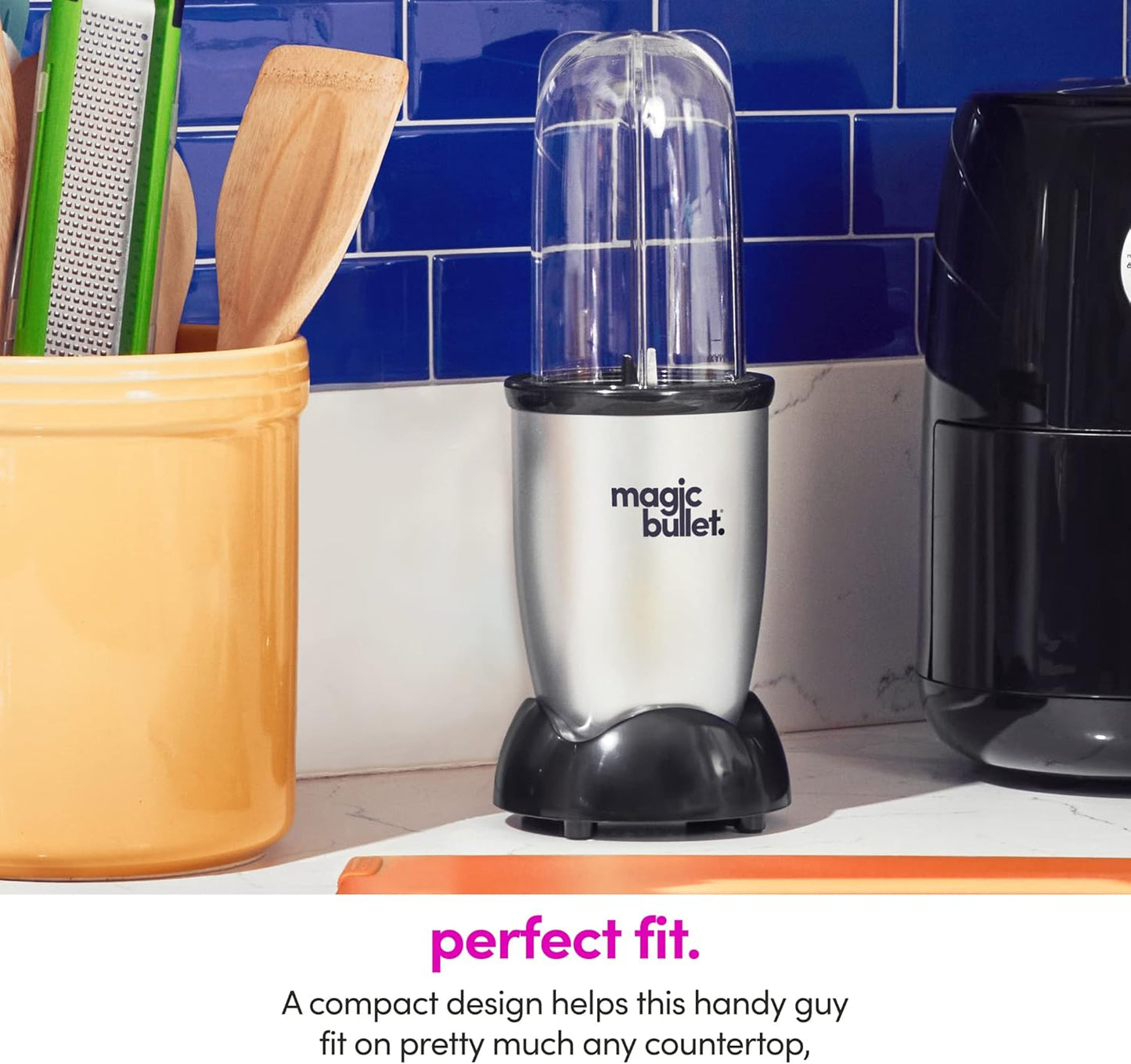 Magic Bullet Compact Blender - 11-Piece Set for Small Kitchens & Single-Serve Drinks