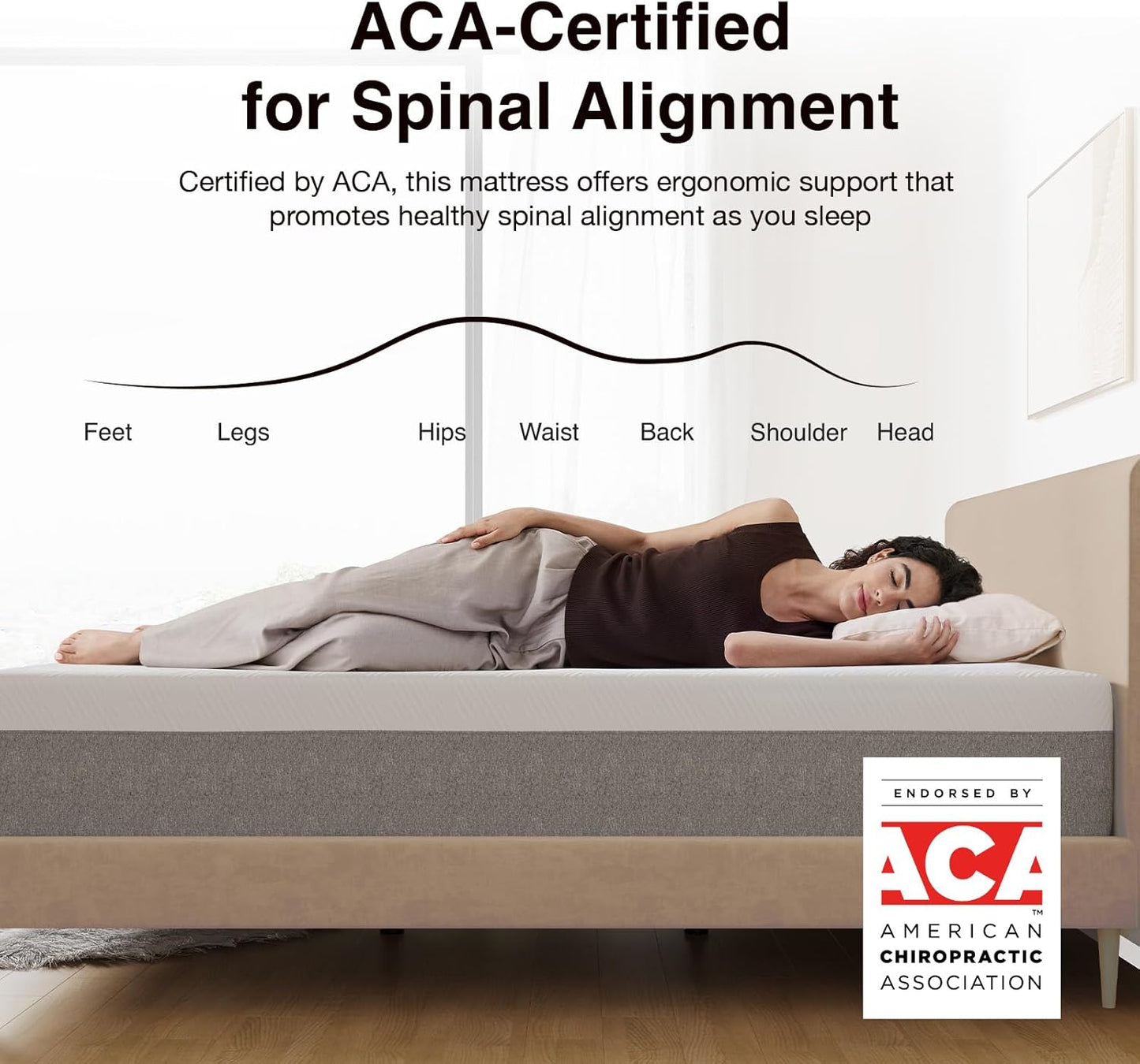 12 Inch Gel Memory Foam Queen Mattress for Cool Sleep & Spinal Support by Novilla