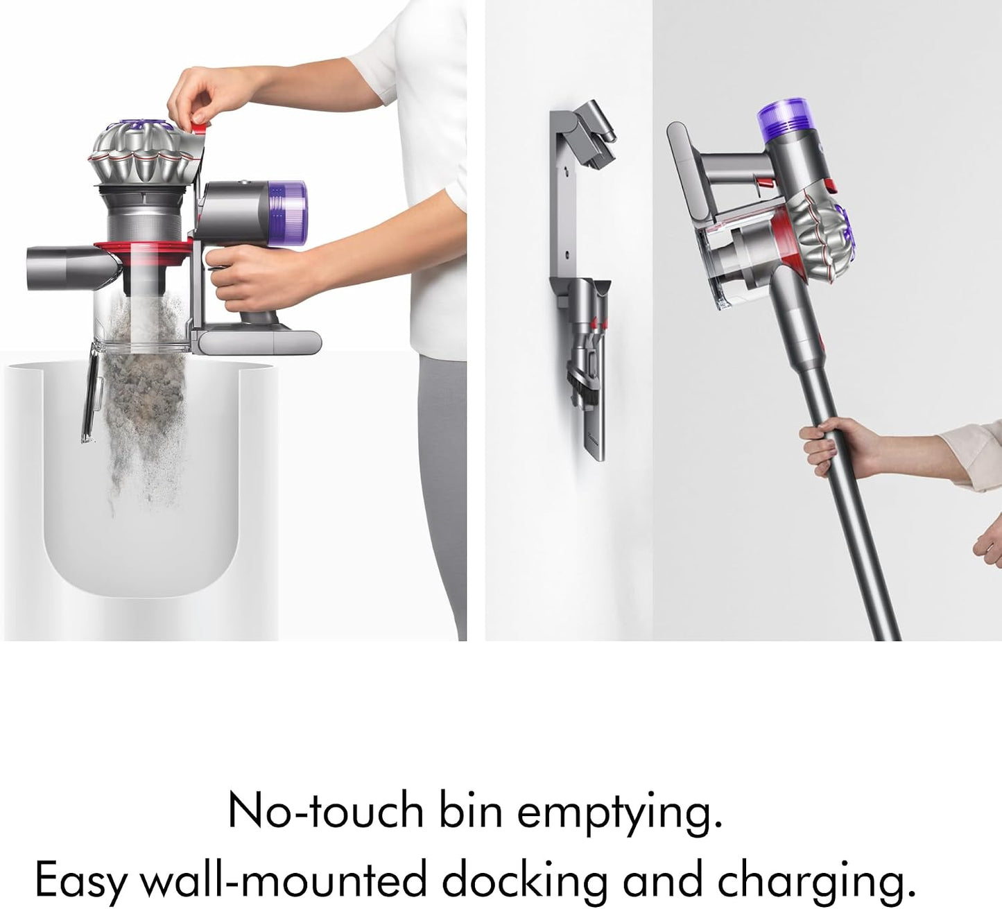 Dyson V8 Plus Cordless Vacuum - Cleans Hard Floors & Carpets, Detangles Hair, Up to 40 Min Run Time