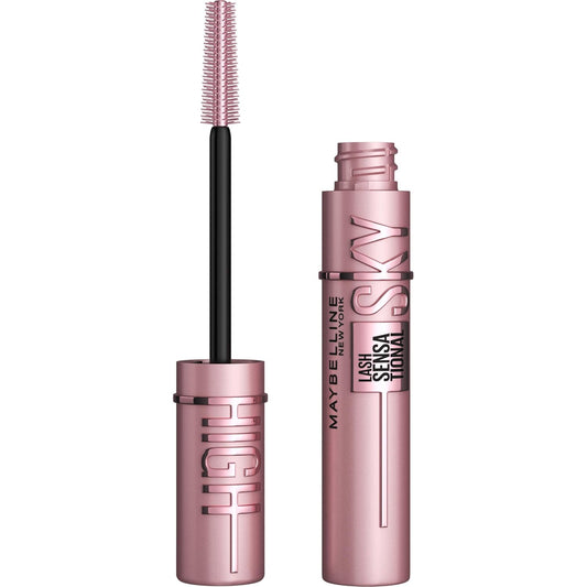 Maybelline Lash Sensational Sky High Washable Mascara - Buildable Volumizing Blackest Black