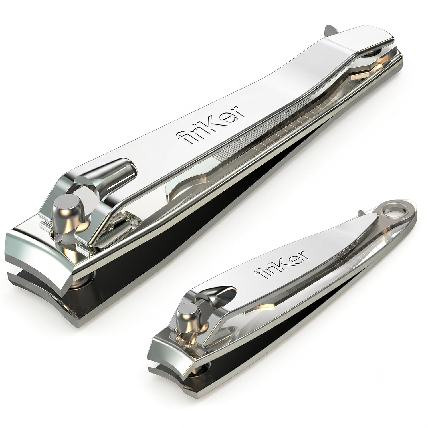 firiKer Premium Stainless Steel 2-Piece Nail Clipper Set with File