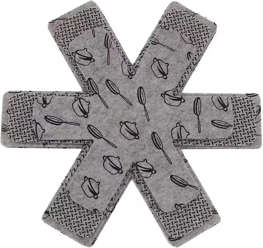 BOYAN 12-Piece Pot & Pan Protectors Set - Felt Divider Pads to Prevent Scratching When Stacking