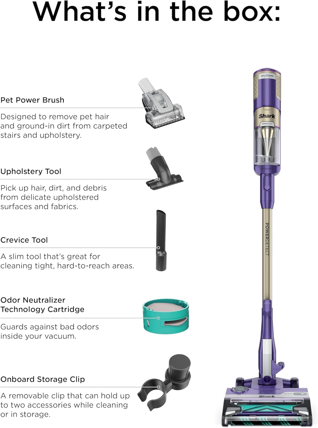 Shark POWERDETECT Ultra-Light Corded Stick Vacuum with DuoClean & Self-Cleaning Brushroll for Pet Hair & All Floors