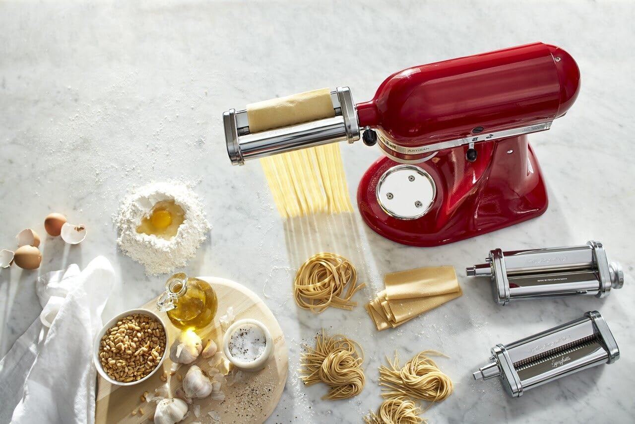 KitchenAid Pasta Roller & Cutter Set - KSMPRA Attachment for Stand Mixers