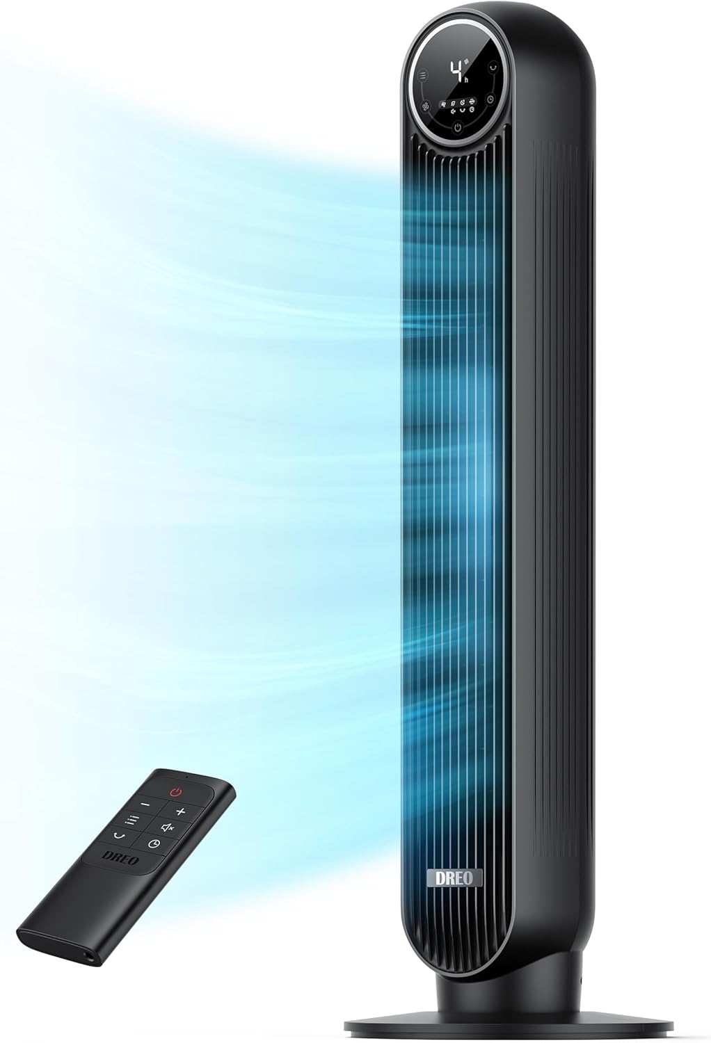 DREO Quiet Bedroom Tower Fan DR-HTF007 - Upgraded DC Motor, 20dB Ultra-Quiet, 8 Speeds