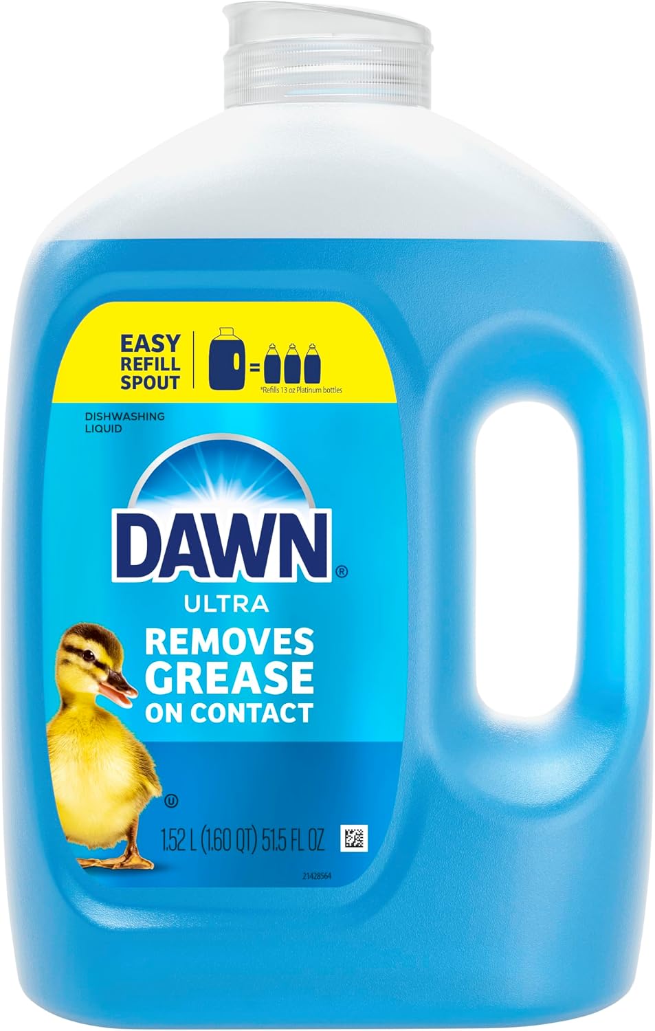 Dawn Ultra Original Dish Soap Refill Jug - Large 51.5 oz Grease-Fighting Refill