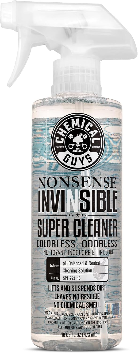 Chemical Guys Nonsense Odorless All-Purpose Car Cleaner - Foaming Deep Clean for Vinyl/Rubber/Plastic, 16 oz