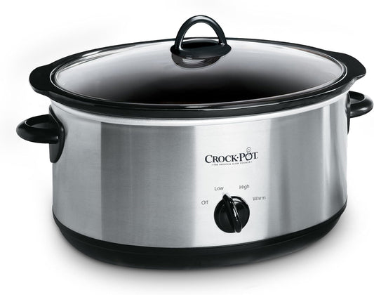 Crock-Pot 7-Quart Manual Slow Cooker - Family Size for 8+ People