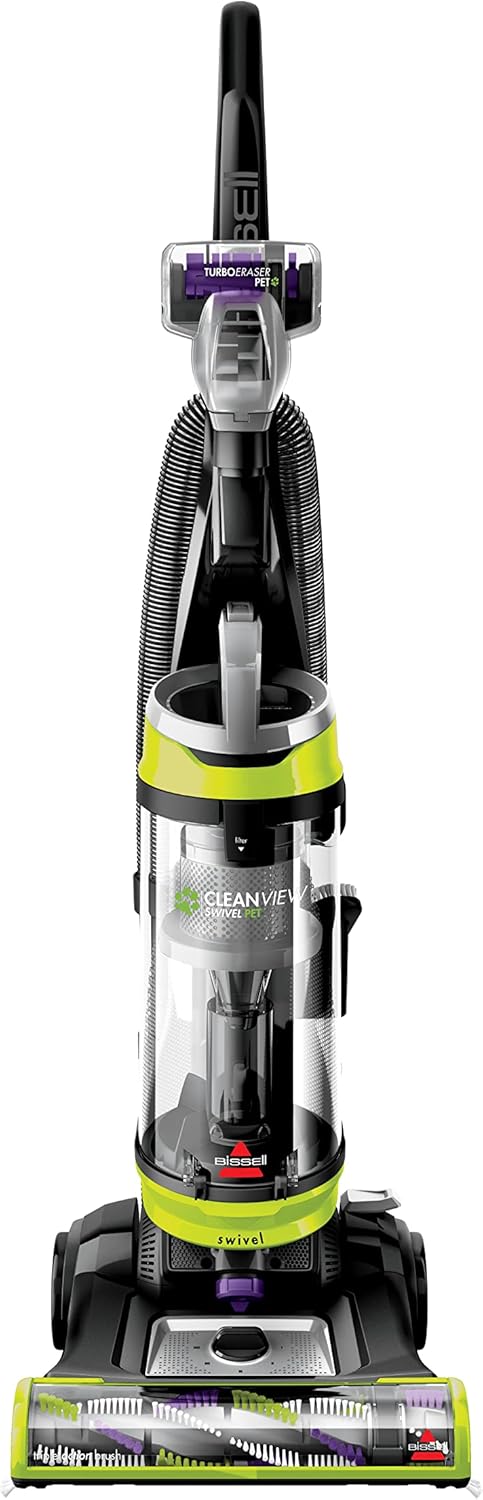 Bissell CleanView Swivel Pet Upright Vacuum 2252 - Maneuverable for Pets with Triple Brush Roll