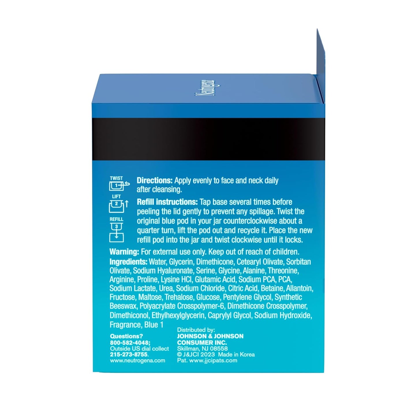 Neutrogena Hydro Boost Refill Pod - Hyaluronic Acid Moisturizer for Dewy Skin, 1.7 oz