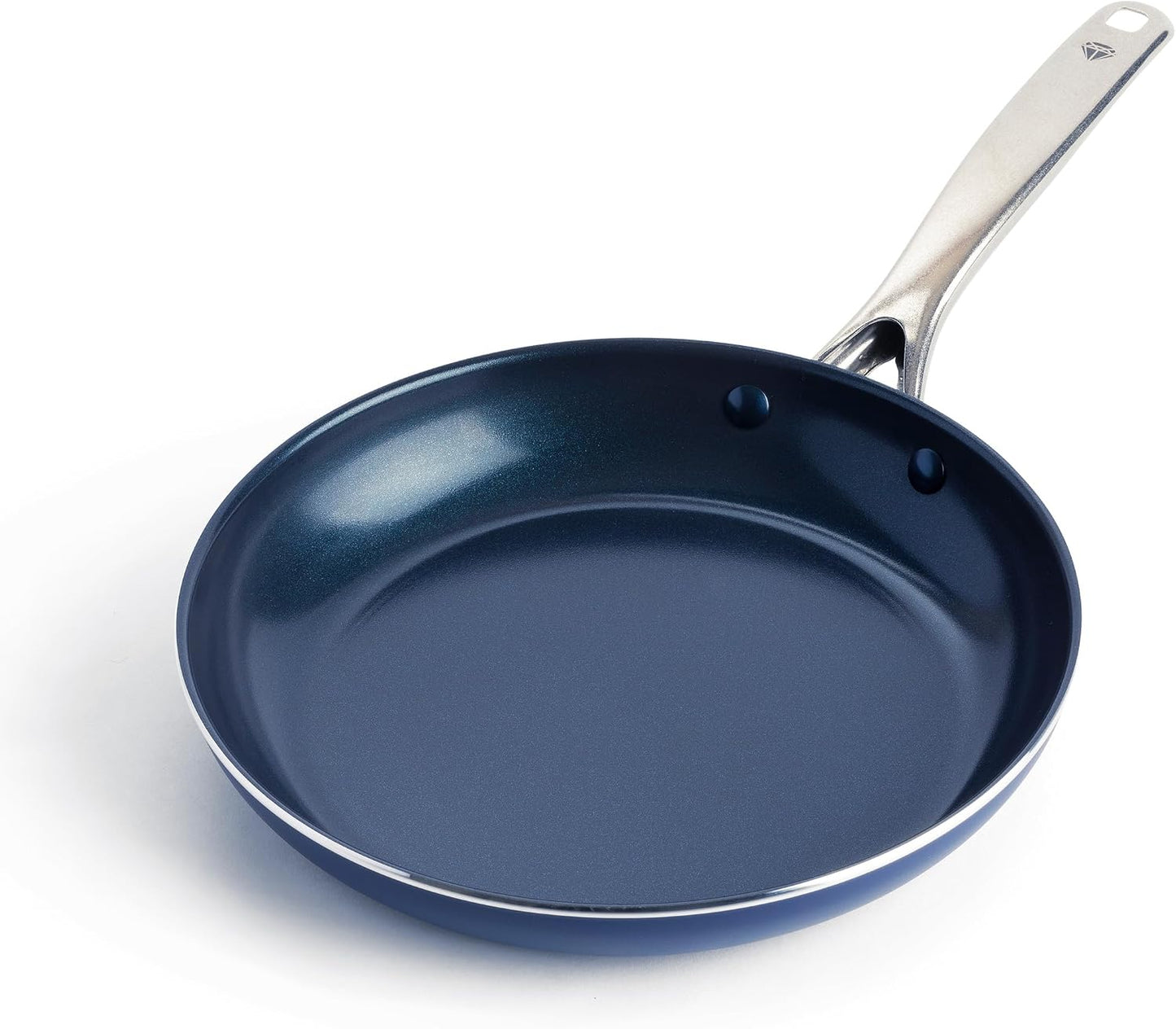 Blue Diamond 10" Diamond-Infused Nonstick Skillet - PFAS-Free Ceramic Pan for Omelet & Sautéing