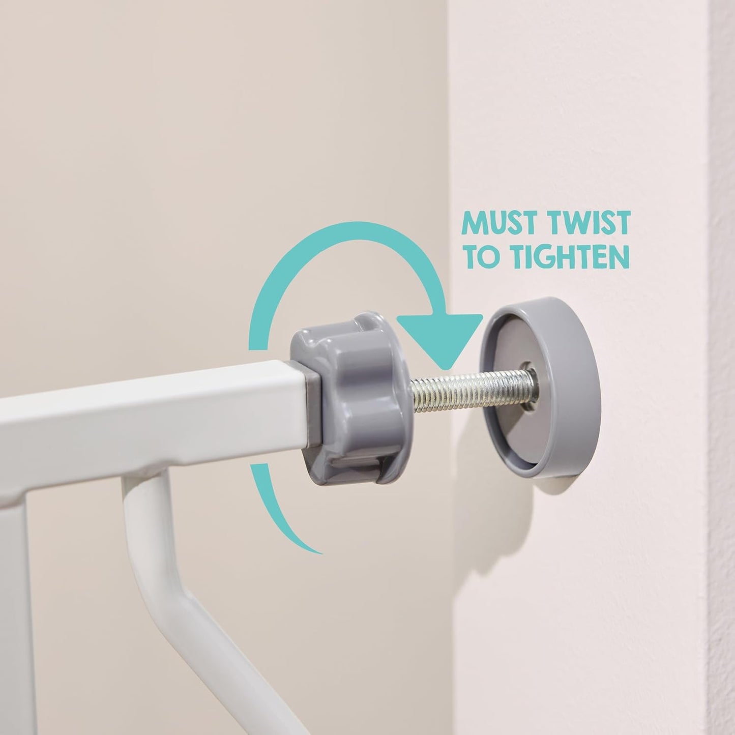 Regalo Safety Baby Gate - 29-38.5" Pressure Mount for Doorways & Stairs, Trusted by Parents for 30 Years