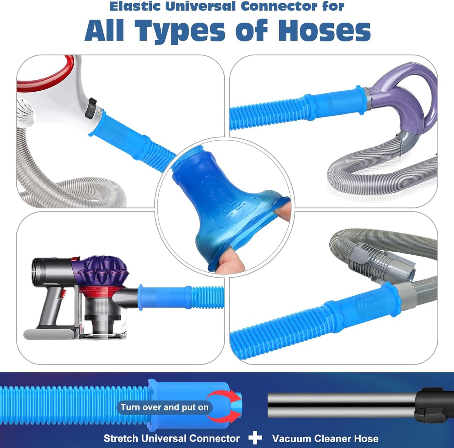 PetOde 2-Piece Dryer Vent Cleaner Kit - Universal Vacuum Attachment & Lint Brush