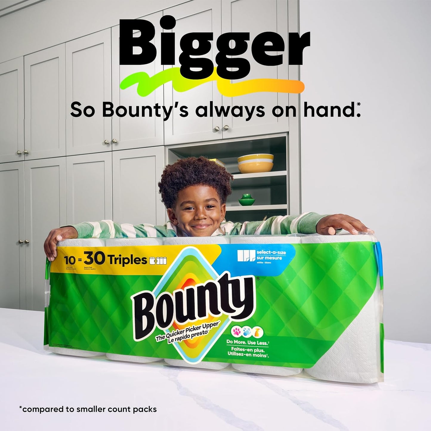 Bounty Select-A-Size Paper Towels - 8 Triple Rolls = 24 Regular Rolls