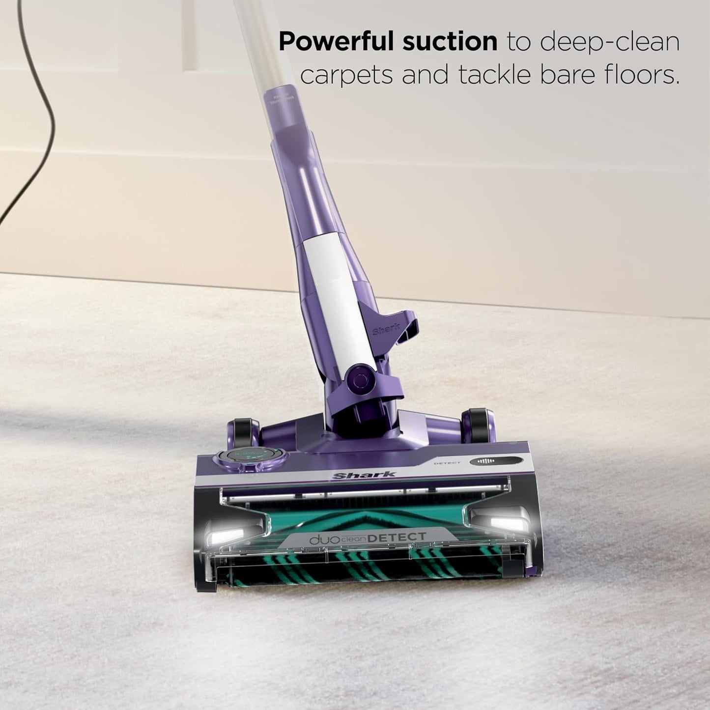 Shark POWERDETECT Ultra-Light Corded Stick Vacuum with DuoClean & Self-Cleaning Brushroll for Pet Hair & All Floors