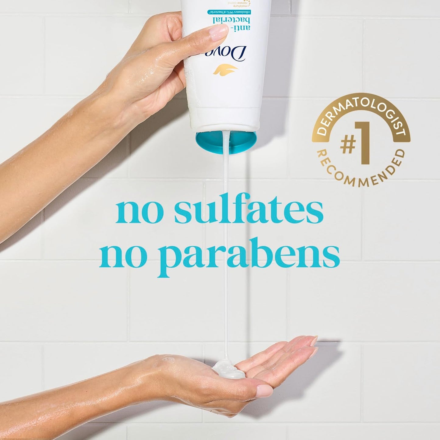 Dove Antibacterial Body Wash for All Skin Types - 30.6 fl oz Pump