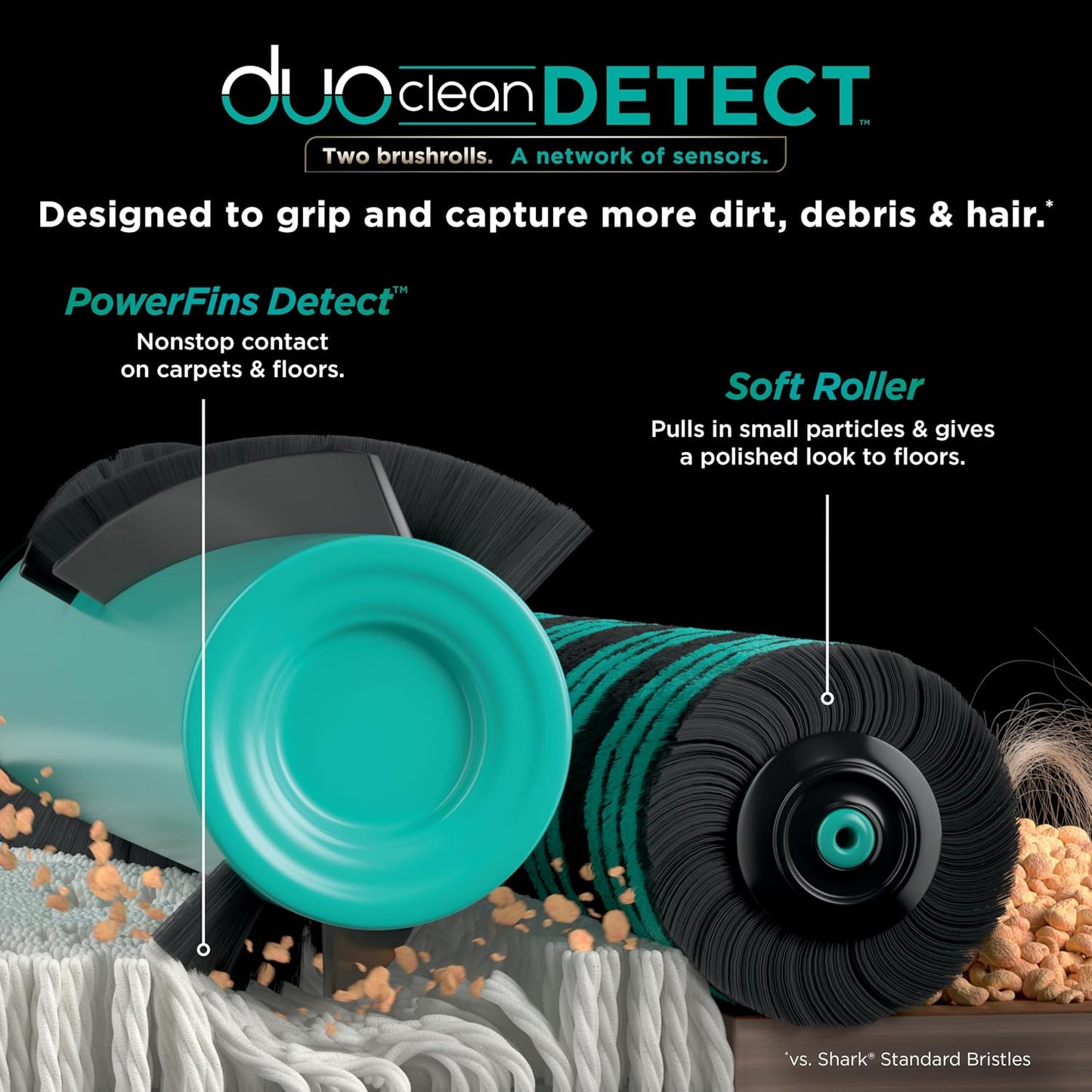 Shark POWERDETECT Ultra-Light Corded Stick Vacuum with DuoClean & Self-Cleaning Brushroll for Pet Hair & All Floors