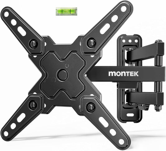 Full Motion TV Wall Mount for 13-43 Inch TVs - monTEK Articulating Swivel Tilt Bracket