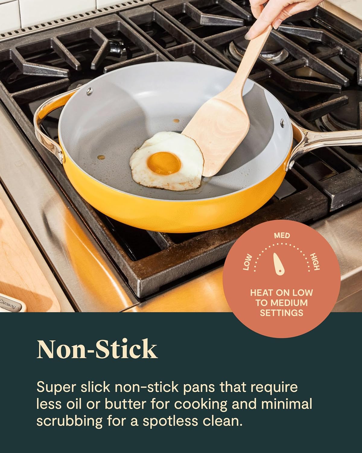 Caraway 12-Piece Non-Stick Ceramic Cookware Set - PFAS Free & Oven Safe