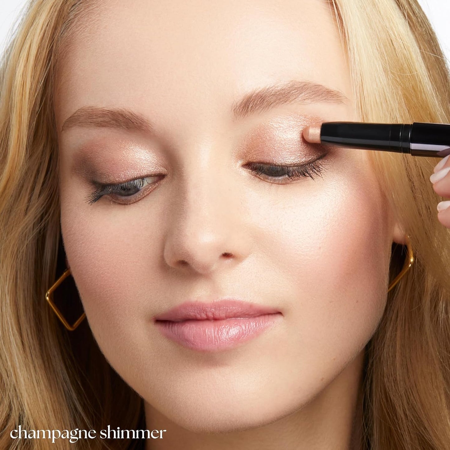 Julep Champagne Shimmer Cream-to-Powder Waterproof Eyeshadow Stick - Long-Lasting, Crease-Proof