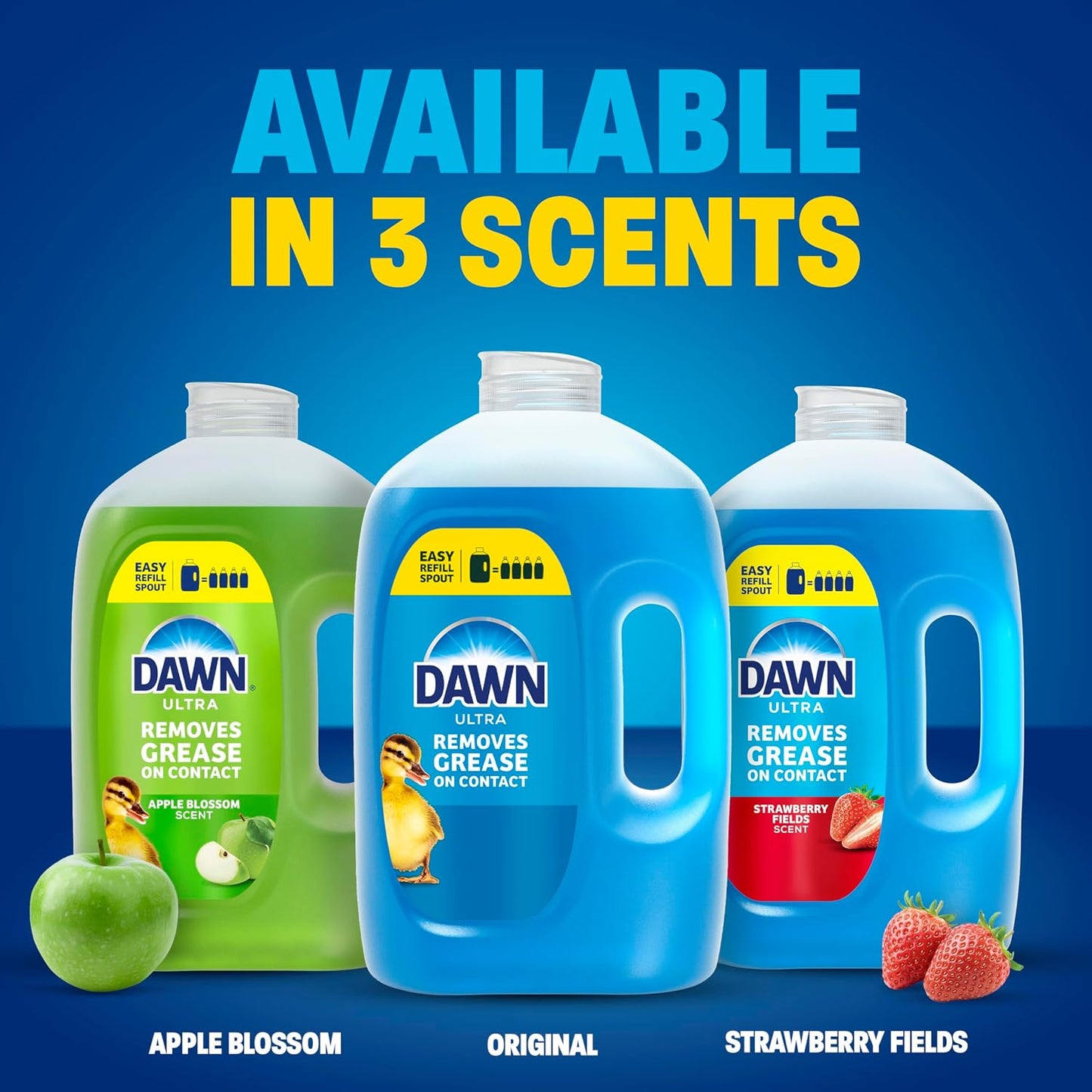 Dawn Ultra Original Dish Soap Refill Jug - Large 51.5 oz Grease-Fighting Refill